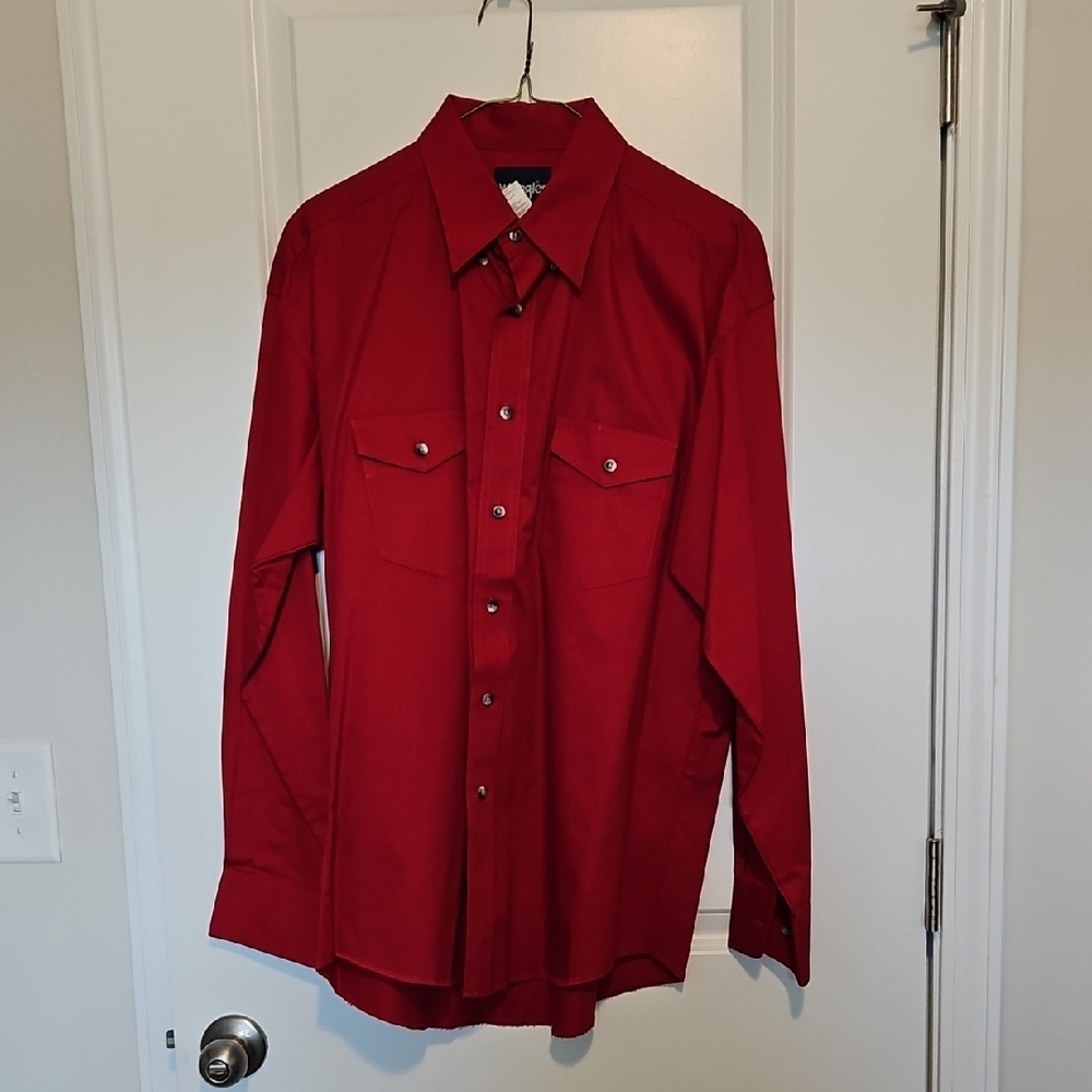 Red Button-Up Shirt